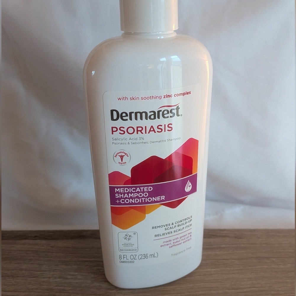 Dermarest Psoriasis Medicated Shampoo and Conditioner 8oz EXP: 2027